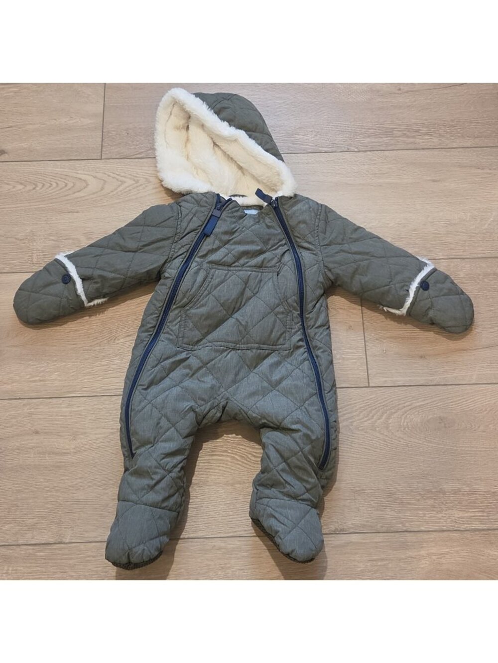 Urban Republic Faux Fur Lined One Piece Snowsuit Boys Infant 6M